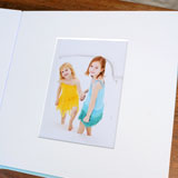 Professional baby photo album for baby showers, milestones, birthdays